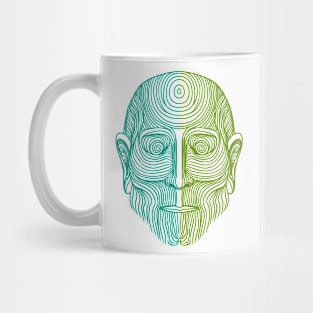 peculiar and strange linework Mug